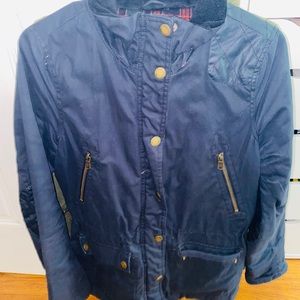 Blue winter coat